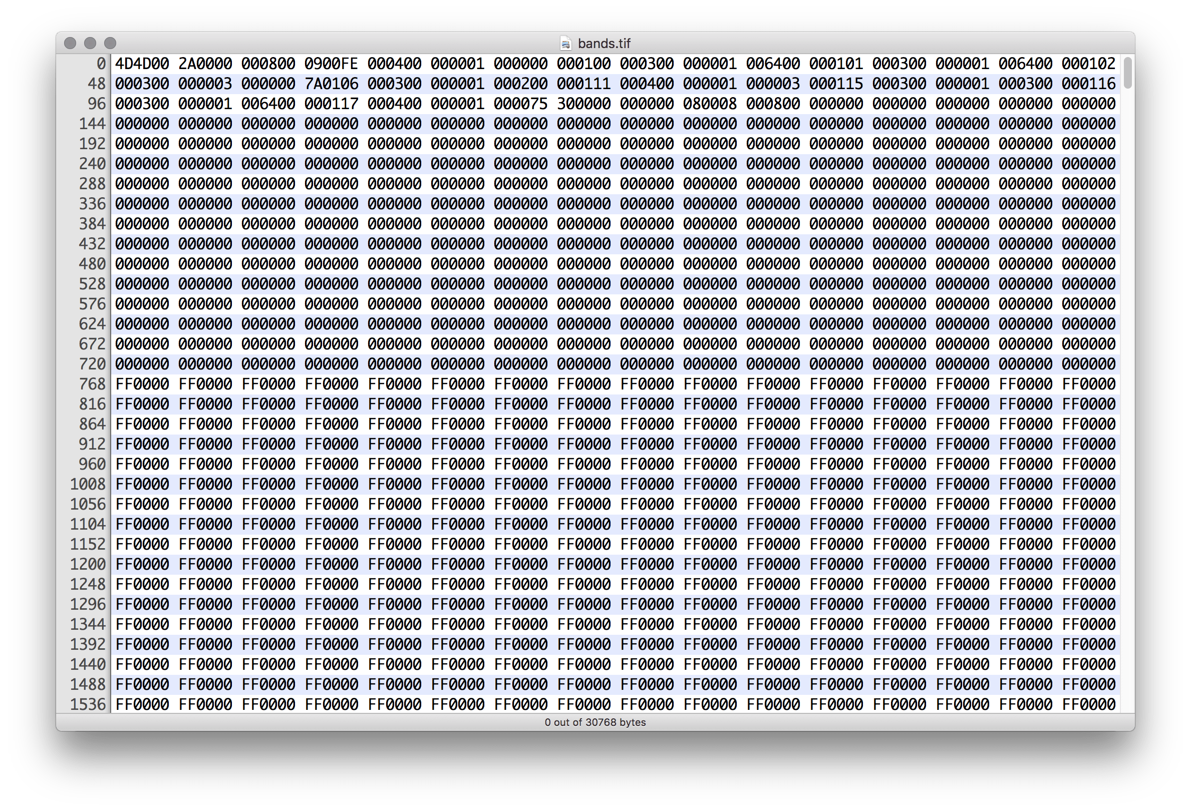 hex fiend insert bytes